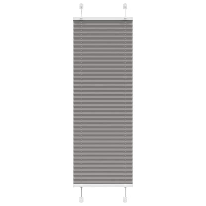 Tenda Plissettata Antracite 45x100 cm Larghezza Tessuto 44,4 cm | homemem39