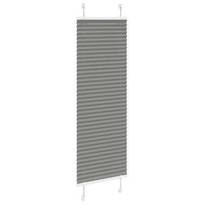 Tenda Plissettata Antracite 50x100 cm Larghezza Tessuto 49,4 cm | homemem39