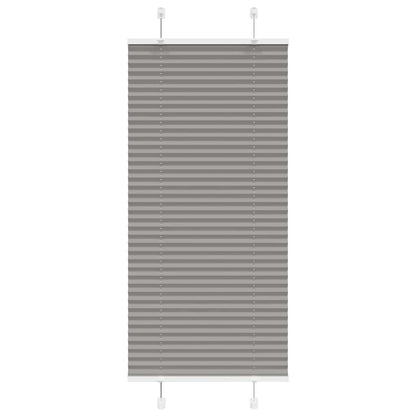 Tenda Plissettata Antracite 55x100 cm Larghezza Tessuto 54,4 cm | homemem39