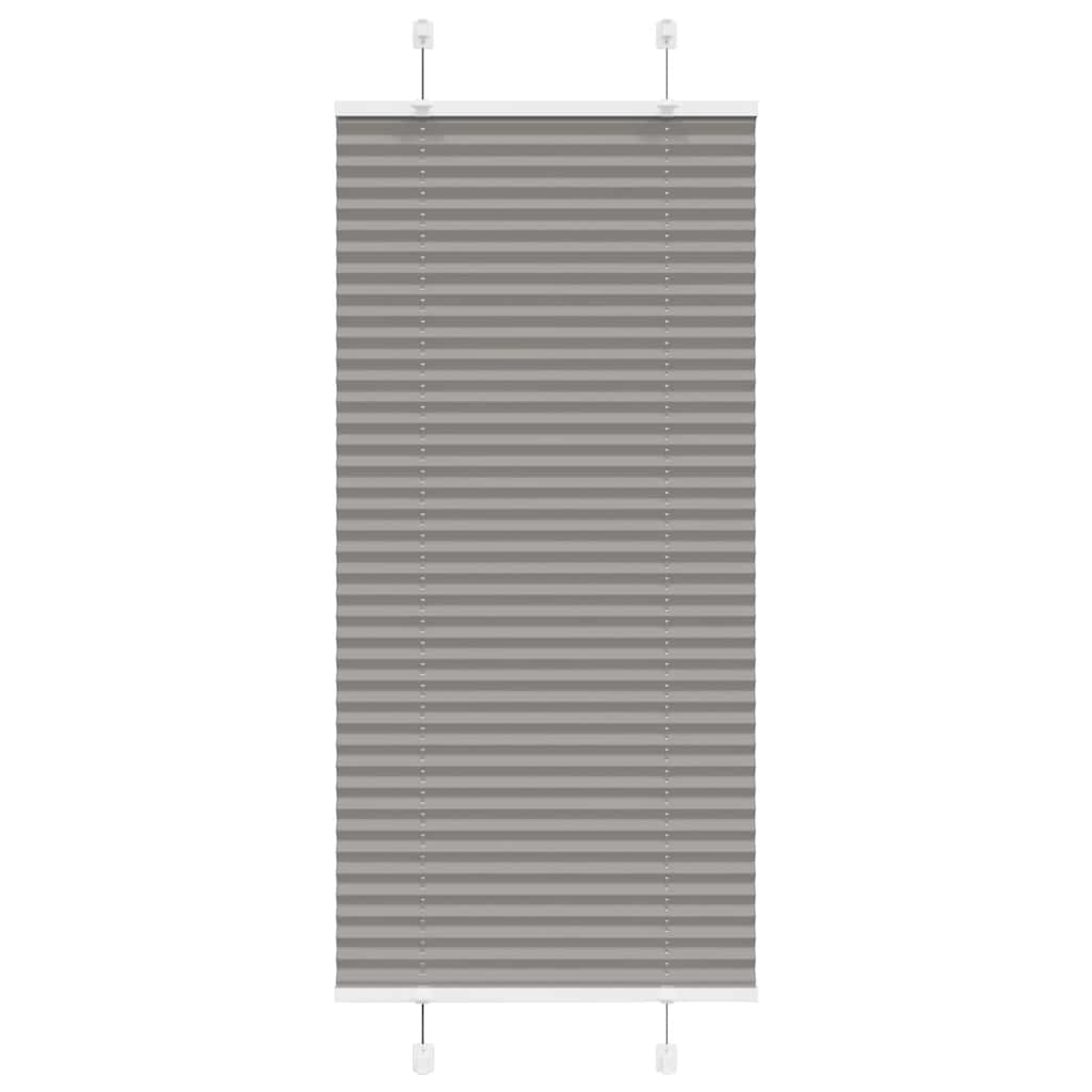 Tenda Plissettata Antracite 60x100 cm Larghezza Tessuto 59,4 cm | homemem39