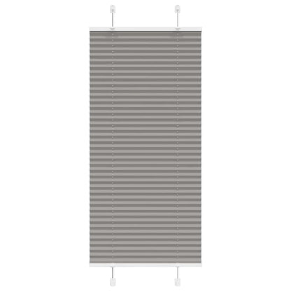 Tenda Plissettata Antracite 60x100 cm Larghezza Tessuto 59,4 cm | homemem39