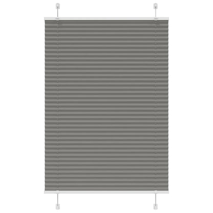 Tenda Plissettata Antracite 90x100 cm Larghezza Tessuto 89,4 cm | homemem39