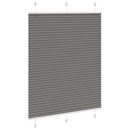 Tenda Plissettata Antracite 110x100cm Larghezza Tessuto 109,4cm | homemem39