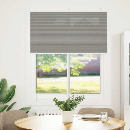 Tenda Plissettata Antracite 110x100cm Larghezza Tessuto 109,4cm | homemem39