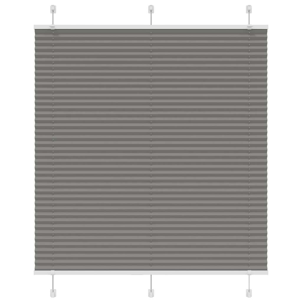 Tenda Plissettata Antracite 115x100cm Larghezza Tessuto 114,4cm | homemem39