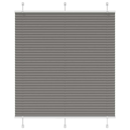 Tenda Plissettata Antracite 115x100cm Larghezza Tessuto 114,4cm | homemem39
