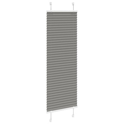 Tenda Plissettata Antracite 45x150 cm Larghezza Tessuto 44,4 cm
