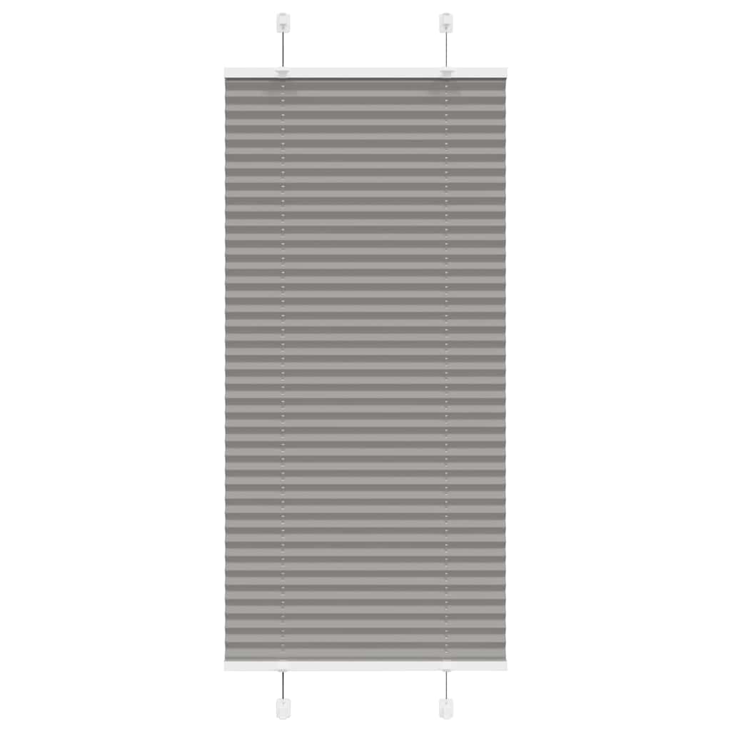 Tenda Plissettata Antracite 55x150 cm Larghezza Tessuto 54,4 cm