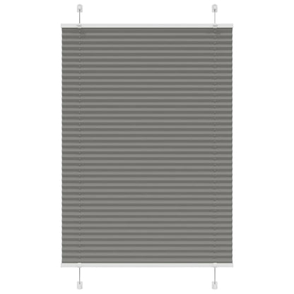 Tenda Plissettata Antracite 90x150 cm Larghezza Tessuto 89,4 cm