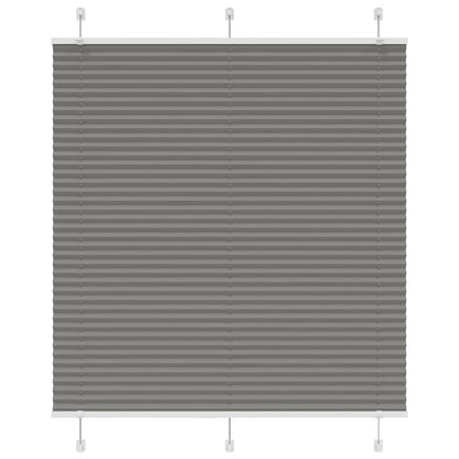 Tenda Plissettata Antracite 115x150cm Larghezza Tessuto 114,4cm