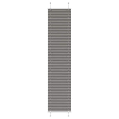 Tenda Plissettata Antracite 40x200 cm Larghezza Tessuto 39,4 cm