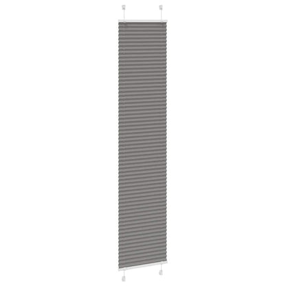 Tenda Plissettata Antracite 50x200 cm Larghezza Tessuto 49,4 cm | homemem39