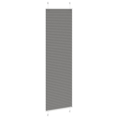 Tenda Plissettata Antracite 55x200 cm Larghezza Tessuto 54,4 cm | homemem39