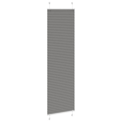 Tenda Plissettata Antracite 60x200 cm Larghezza Tessuto 59,4 cm | homemem39