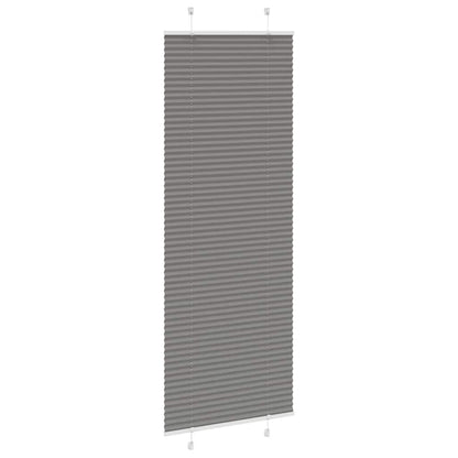 Tenda Plissettata Antracite 70x200 cm Larghezza Tessuto 69,4 cm | homemem39