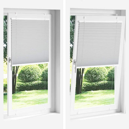 Tenda Plissettata Antracite 85x200 cm Larghezza Tessuto 84,4 cm | homemem39