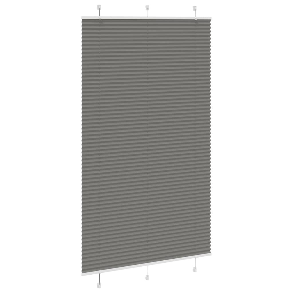 Tenda Plissettata Antracite 115x200cm Larghezza Tessuto 114,4cm | homemem39
