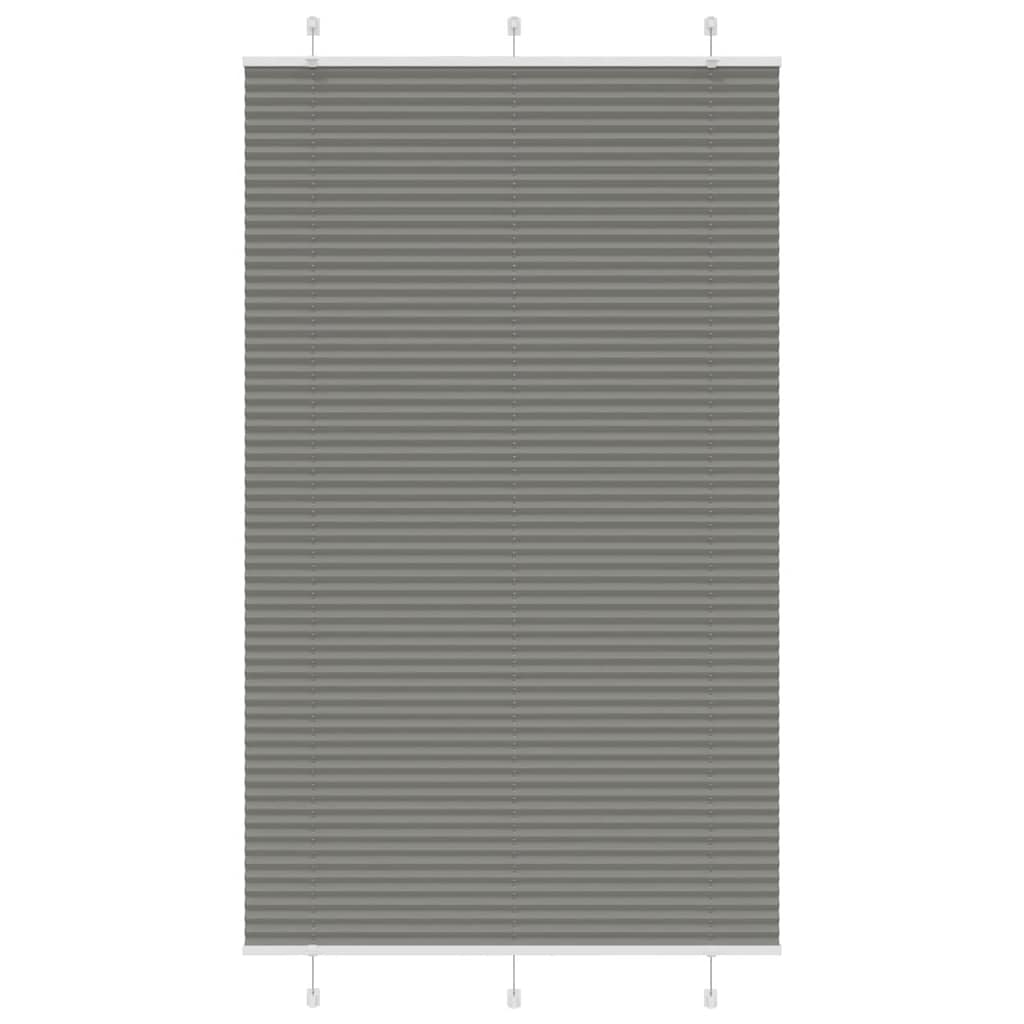 Tenda Plissettata Antracite 120x200cm Larghezza Tessuto 119,4cm