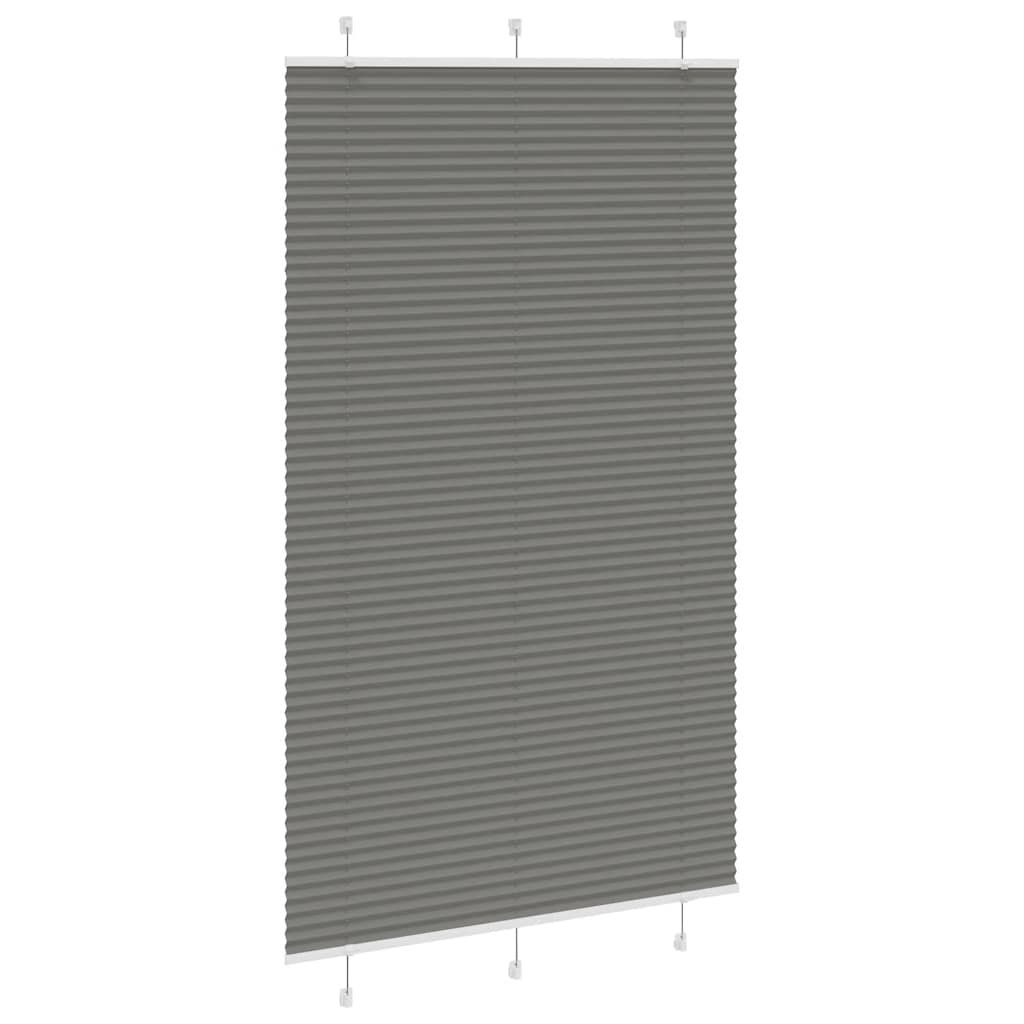 Tenda Plissettata Antracite 120x200cm Larghezza Tessuto 119,4cm | homemem39