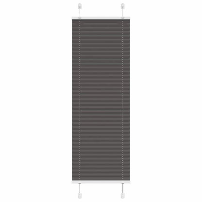 Tenda Plissettata Nera 50x100 cm Larghezza Tessuto 49,4 cm