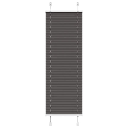 Tenda Plissettata Nera 45x150 cm Larghezza Tessuto 44,4 cm