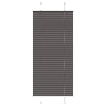 Tenda Plissettata Nera 65x150 cm Larghezza Tessuto 64,4 cm
