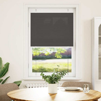 Tenda Plissettata Nera 75x150 cm Larghezza Tessuto 74,4 cm | homemem39