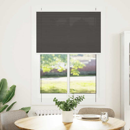 Tenda Plissettata Nera 85x150 cm Larghezza Tessuto 84,4 cm | homemem39