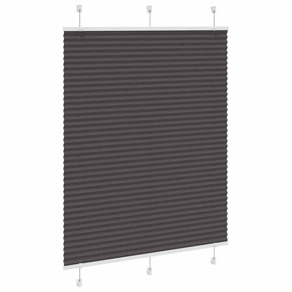 Tenda Plissettata Nera 110x150 cm Larghezza Tessuto 109,4 cm | homemem39