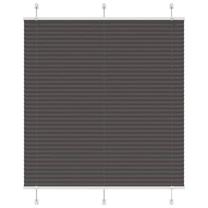 Tenda Plissettata Nera 115x150 cm Larghezza Tessuto 114,4 cm