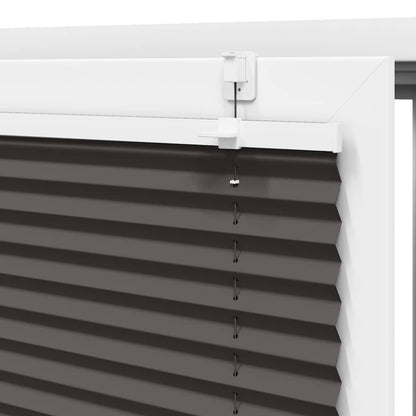 Tenda Plissettata Nera 45x200 cm Larghezza Tessuto 44,4 cm | homemem39