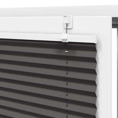 Tenda Plissettata Nera 65x200 cm Larghezza Tessuto 64,4 cm | homemem39
