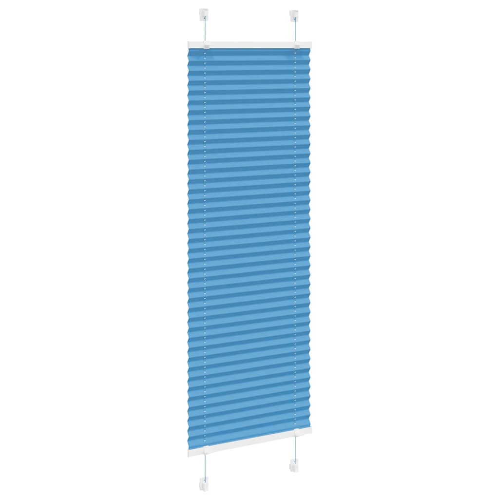 Tenda Plissettata Blu 45x100 cm Larghezza Tessuto 44,4 cm | homemem39