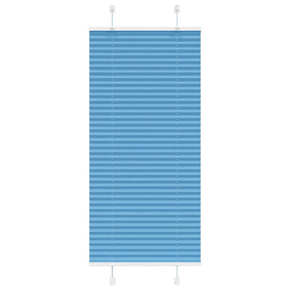 Tenda Plissettata Blu 65x100 cm Larghezza Tessuto 64,4 cm