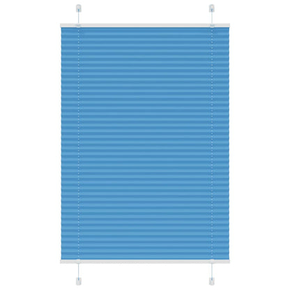 Tenda Plissettata Blu 90x100 cm Larghezza Tessuto 89,4 cm | homemem39