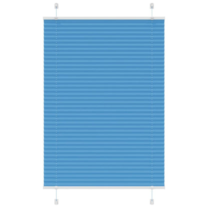 Tenda Plissettata Blu 95x100 cm Larghezza Tessuto 94,4 cm