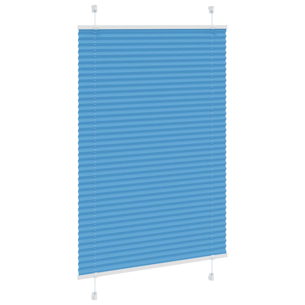 Tenda Plissettata Blu 95x100 cm Larghezza Tessuto 94,4 cm