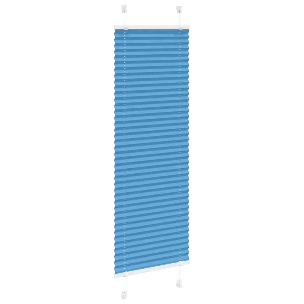 Tenda Plissettata Blu 50x150 cm Larghezza Tessuto 49,4 cm | homemem39