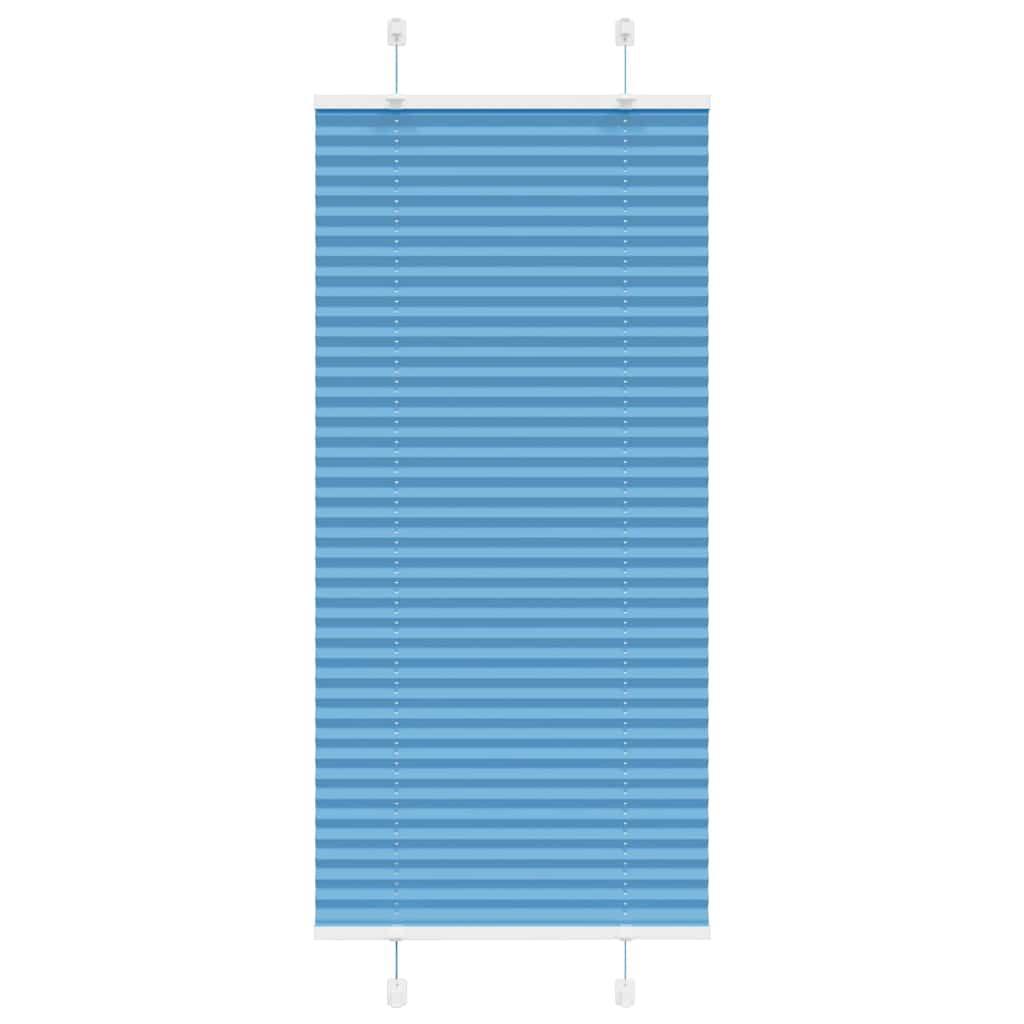 Tenda Plissettata Blu 65x150 cm Larghezza Tessuto 64,4 cm