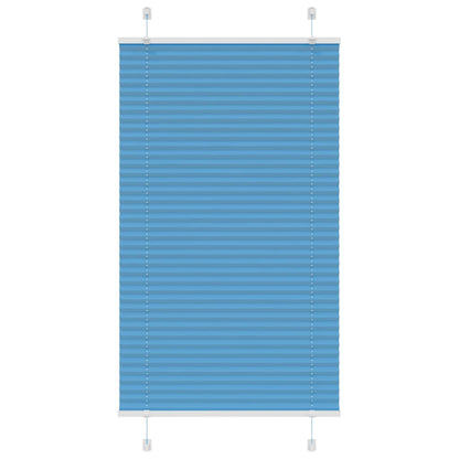 Tenda Plissettata Blu 70x150 cm Larghezza Tessuto 69,4 cm