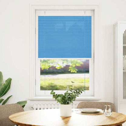 Tenda Plissettata Blu 75x150 cm Larghezza Tessuto 74,4 cm | homemem39