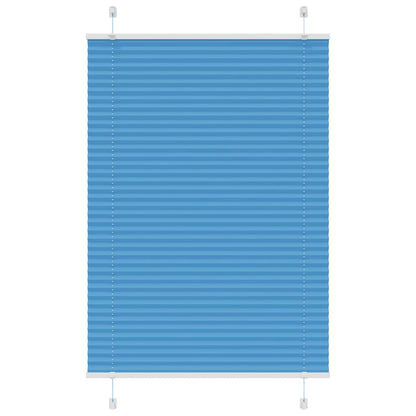 Tenda Plissettata Blu 100x150 cm Larghezza Tessuto 99,4 cm