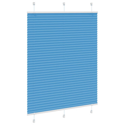Tenda Plissettata Blu 110x150 cm Larghezza Tessuto 109,4 cm | homemem39