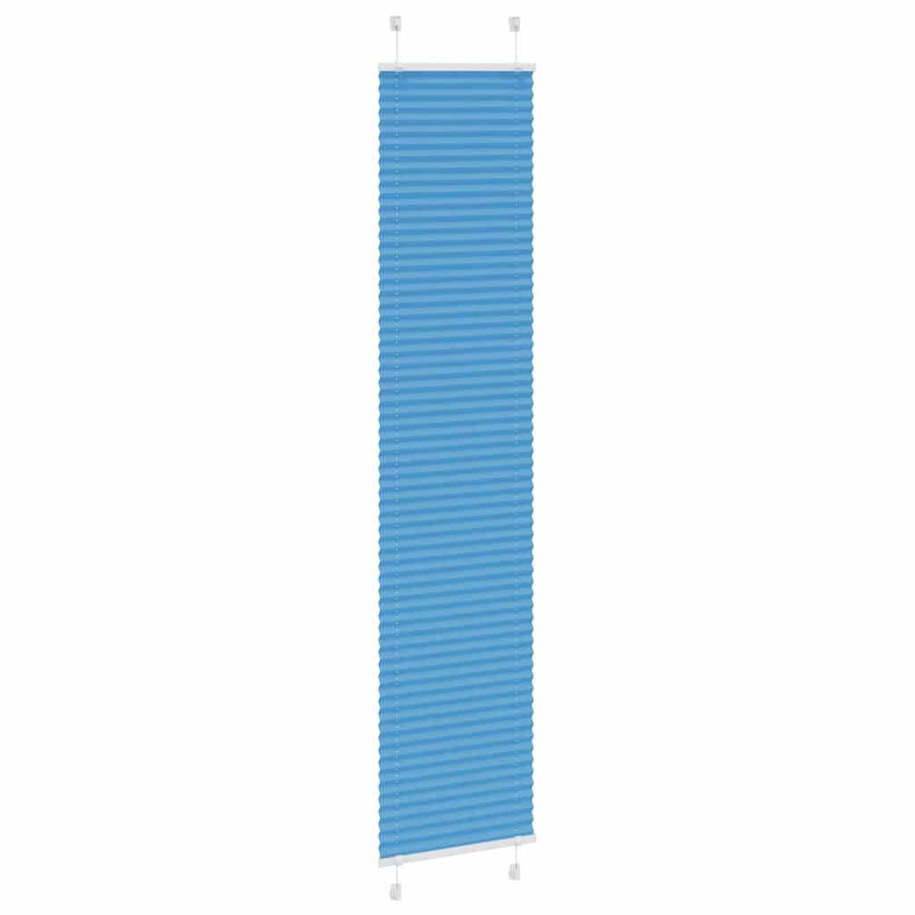 Tenda Plissettata Blu 50x200 cm Larghezza Tessuto 49,4 cm | homemem39