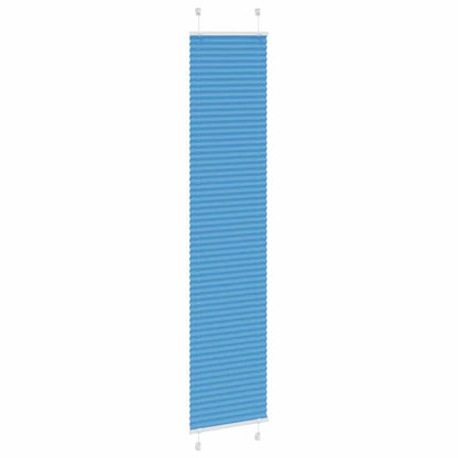 Tenda Plissettata Blu 50x200 cm Larghezza Tessuto 49,4 cm | homemem39