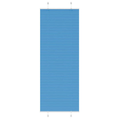 Tenda Plissettata Blu 80x200 cm Larghezza Tessuto 79,4 cm