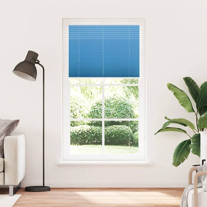 Tenda Plissettata Blu 110x200 cm Larghezza Tessuto 109,4 cm