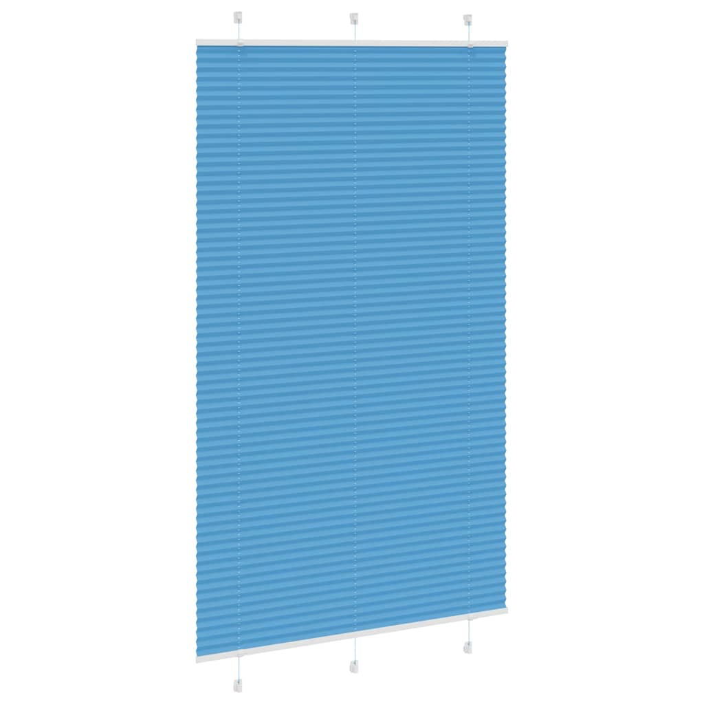 Tenda Plissettata Blu 120x200 cm Larghezza Tessuto 119,4 cm | homemem39