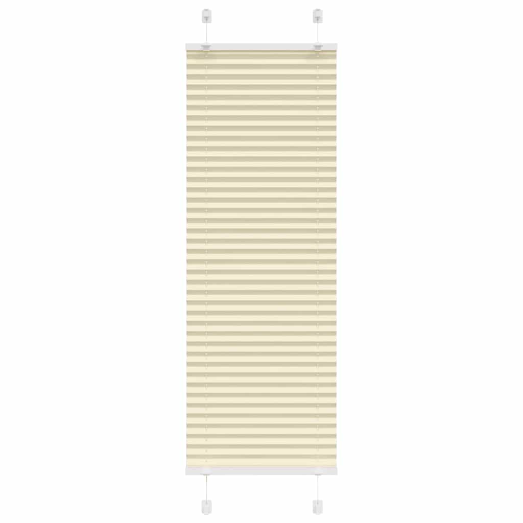 Tenda Plissettata Crema 40x100 cm Larghezza Tessuto 39,4 cm
