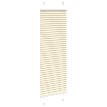 Tenda Plissettata Crema 50x100 cm Larghezza Tessuto 49,4 cm | homemem39
